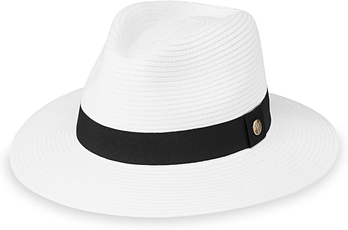 Wallaroo Hat Company Women’s Petite Palm Beach Fedora – UPF 50+ UV Protection by WallarooHatCompany