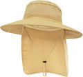 Outdoor Sun Hats with Stowable Neck Flap by Ruqizhi