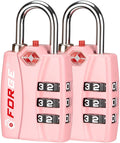 Forge Luggage Locks TSA Approved Luggage Locks, Small TSA Locks by Forge