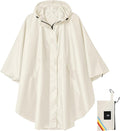 SaphiRose Unisex Rain Poncho Hooded Waterproof Raincoat by SaphiRose
