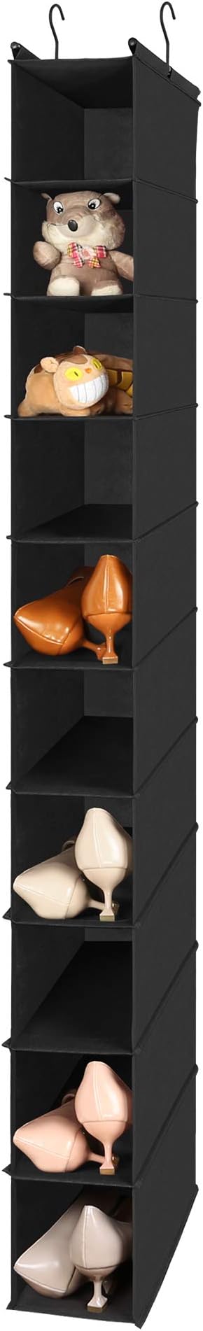 MAX Houser 10-Shelf Hanging Shoe Shelf Organizer, Hanging Shoe Storage - Image 4