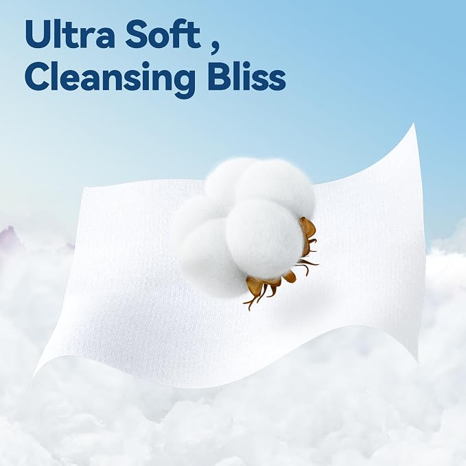 Winner Soft Face Towels, 100% USDA Biobased Facial Towels, Unscented Cotton - Image 5