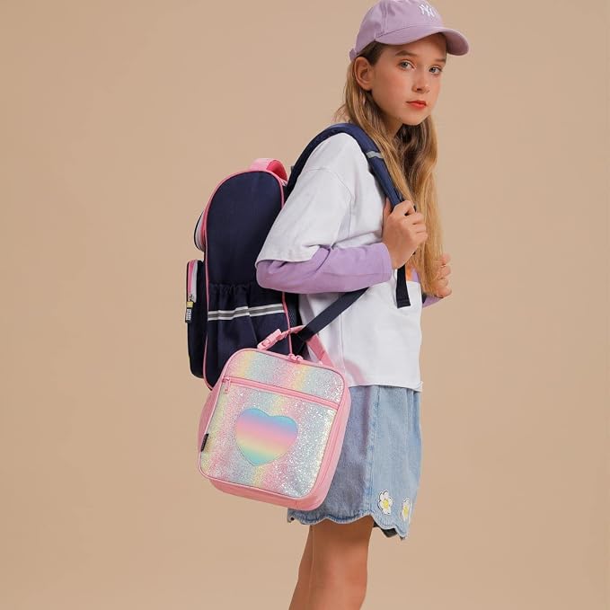 FlowFly Kids Lunch box Insulated Soft Bag Mini Cooler Back to School Thermal - Image 6