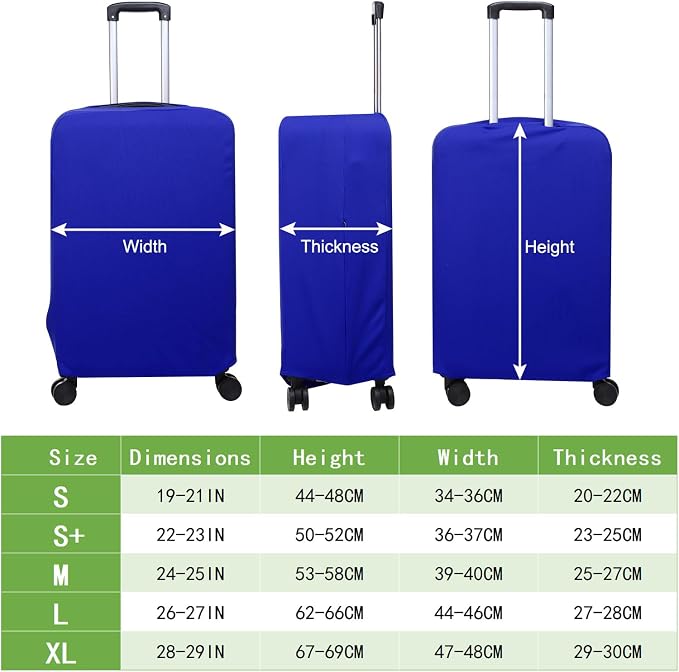 PATIKIL Luggage Cover, Suitcases Covers Elastic Carry on Cover Protector - Image 2