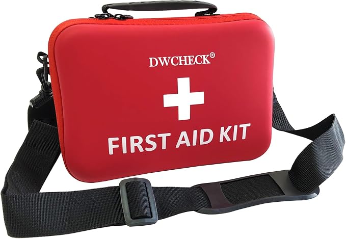 426 Piece Large First Aid Kit, Waterproof Compact Portable Hard Case Emergency by DWCHECK