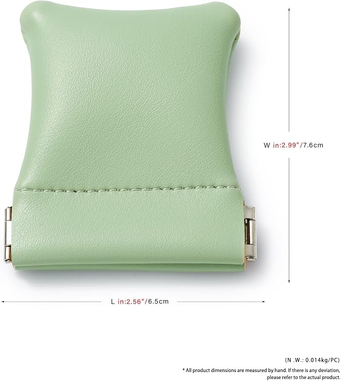 2 Pack PU Leather Slim Engagement Wedding Ring Pouch Leather Jewelry Pouch - Image 8