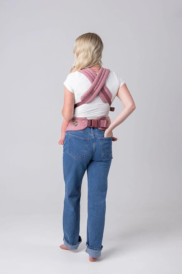 Mabē Monarch Ergonomic Baby Carrier – Premium Cotton Soft Structured Newborn to - Image 5