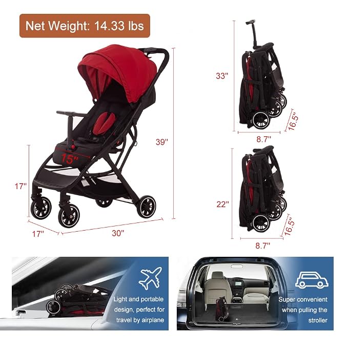 COOL KIDS Portable Stroller - Image 6