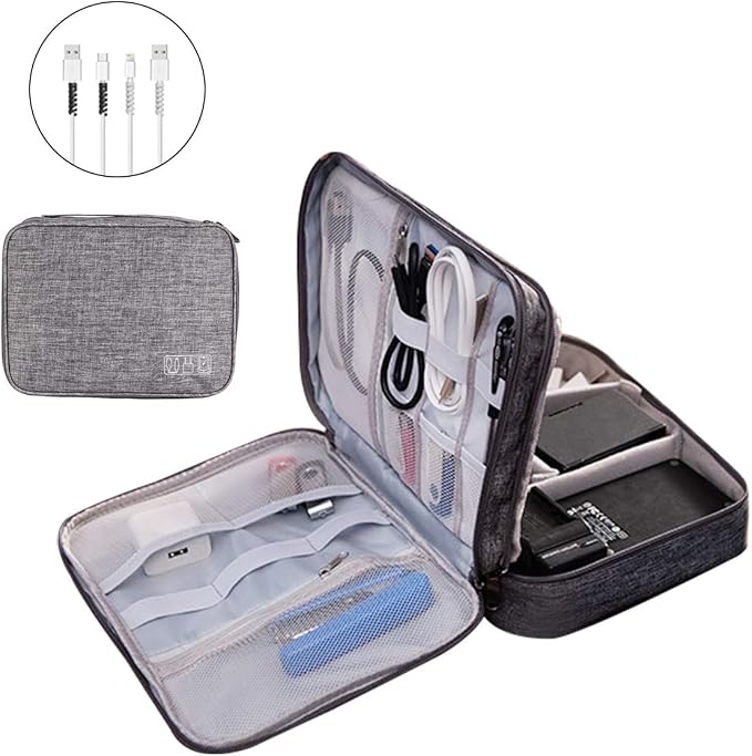 Electronics Organizer, OrgaWise Electronic Accessories Bag Travel Cable - Image 7