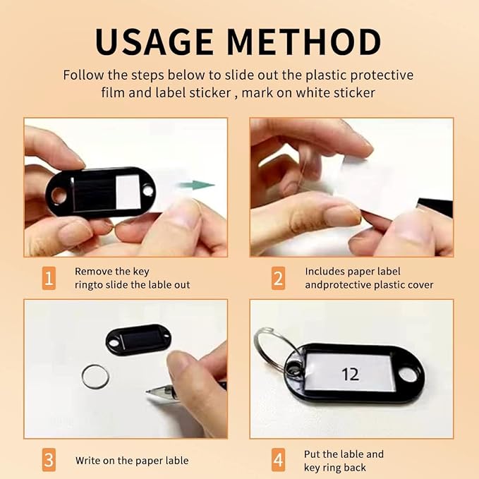 Portable Zippered Key Organizer, Fireproof Key Case - Image 6