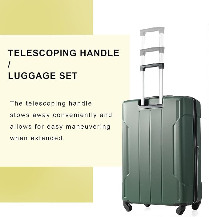 Merax 20 Inch Carry On Luggage Airline Approved, Hardshell ABS Suitcase - Image 6