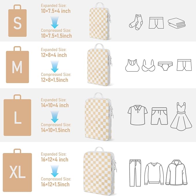 4-Piece Packing Cube Set - Image 4