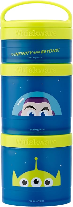 Whiskware Disney Pixar Stackable Polypropylene Snack Containers by Whiskware