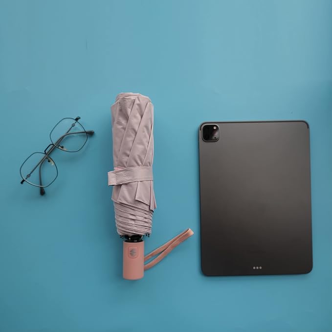BAODINI Small UV Protection Travel Umbrella Compact - Image 7