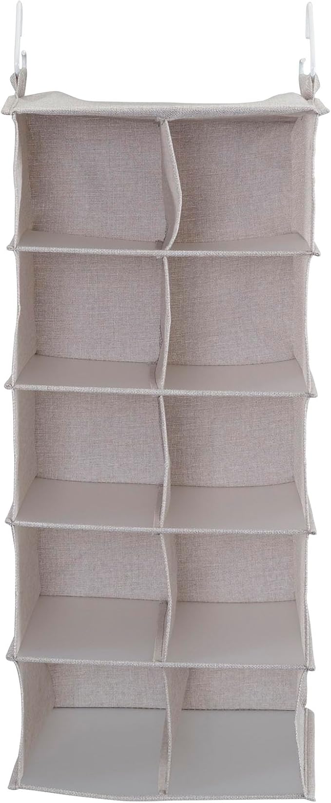 Household Essentials 10-Pocket Hanging Shoe Organizer, Side-by-Side Blended - Image 4