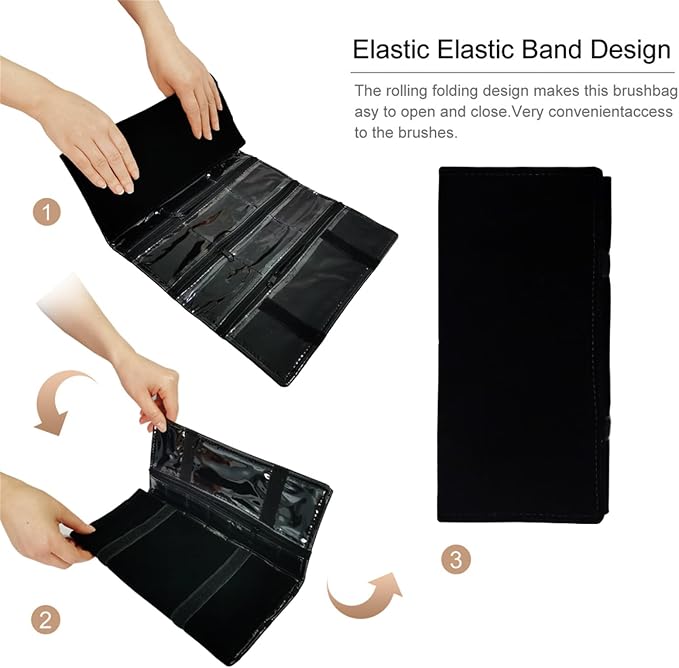 Travel Jewelry Roll Bag Portable Organizer Pouch - Image 6