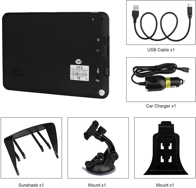 GPS Navigation for Car, Latest 2025 Map 7 inch Touch Screen Car GPS, Voice Turn - Image 7
