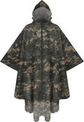 PTEROMY Hooded Rain Poncho for Adult by PTEROMY