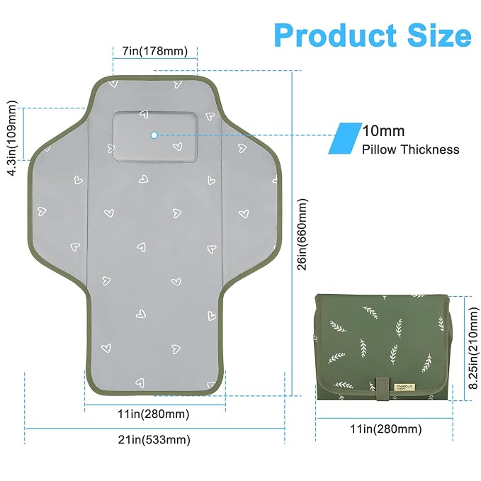 Baby Portable Changing Pad Travel - Image 4