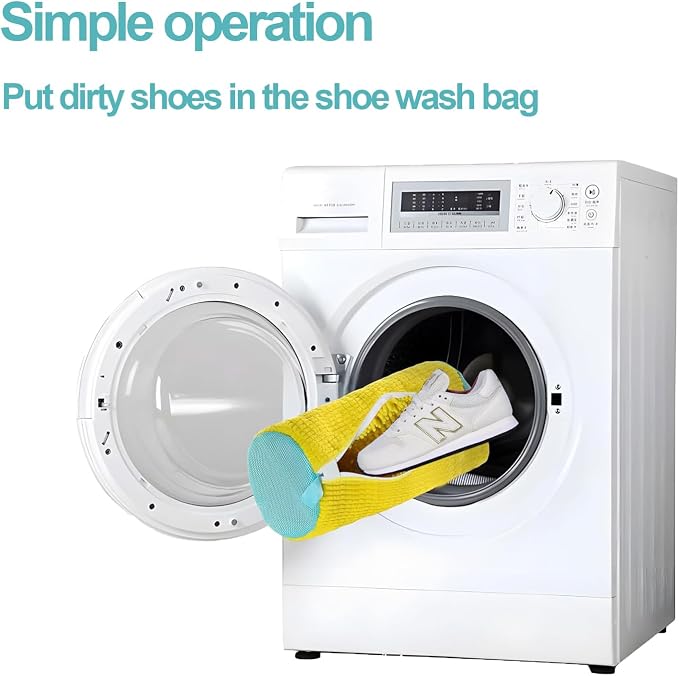 Shoe Washing Machine Bag, Sneaker Laundry Cleaning Bag - Image 6