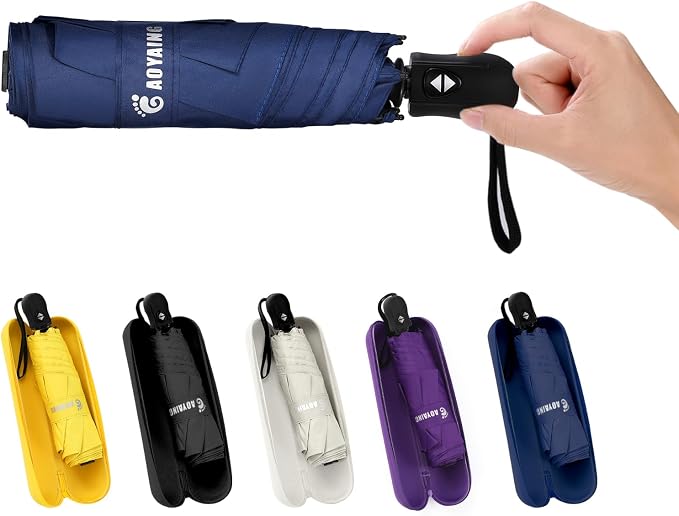 GAOYAING Compact Automatic Travel Umbrella - Image 2