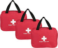 AOUTACC 3 Pack Nylon First Aid Empty Kit, Compact and Lightweight First Aid Bag by AOUTACC