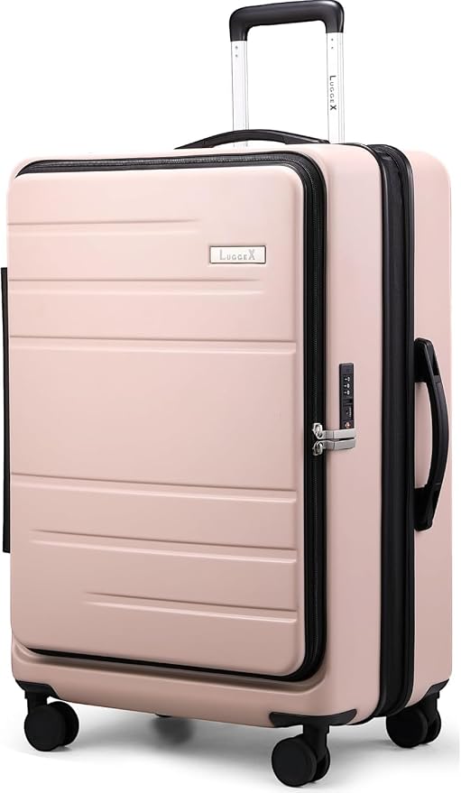 LUGGEX 28 Inch Luggage with Spinner Wheels, Expandable PC Hard Shell Checked by LuggeXLUGGAGE