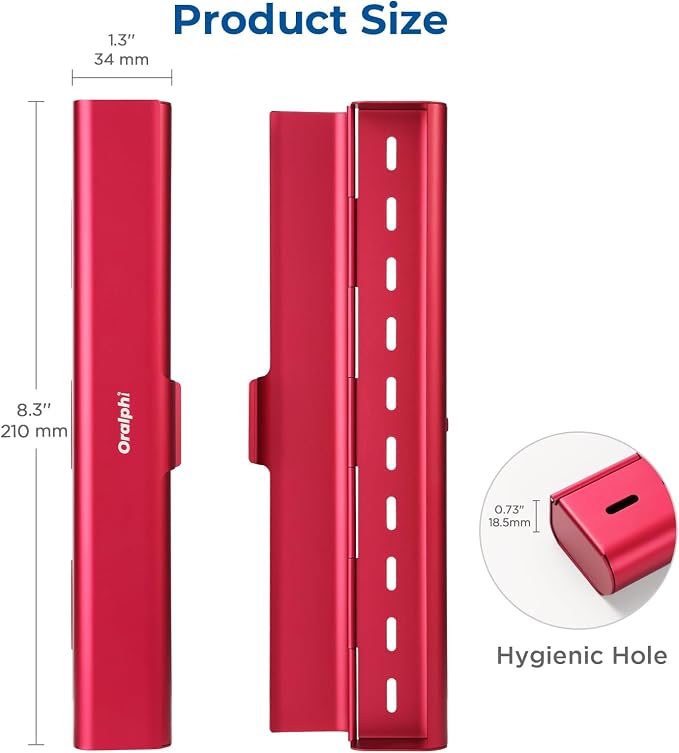 Aluminum Toothbrush Travel Case, Portable Travel Toothbrush Holder, Durable - Image 5