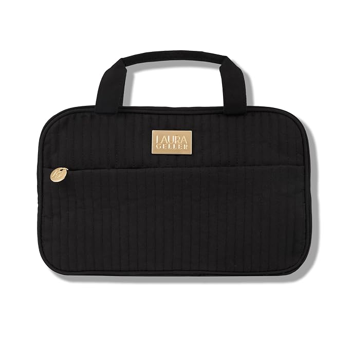 LAURA GELLER NEW YORK Quilted Folding Travel Makeup Bag by LauraGeller