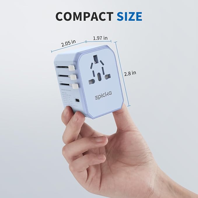 EPICKA Universal Travel Adapter, International Power Adapter - Image 7