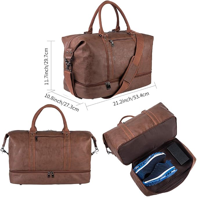 Weekender Overnight Bag Carry On Bag Travel Bag - Image 3