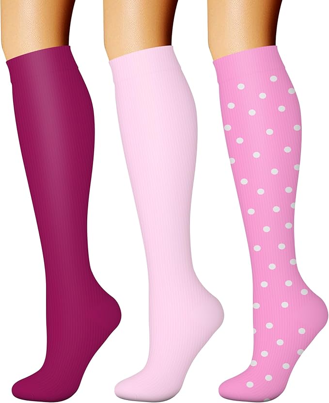 CHARMKING Compression Socks for Women & Men Circulation 15-20 mmHg is Best by CHARMKING