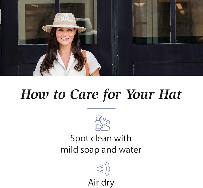 Wallaroo Hat Company Women’s Petite Charlie Fedora – UPF 50+, Packable Design - Image 6