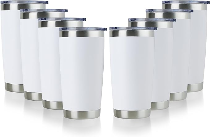 DOMICARE 20oz Stainless Steel Tumbler Bulk by VisittheDOMICARE