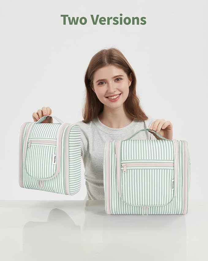 Narwey Striped Hanging Travel Toiletry Bag - Image 8