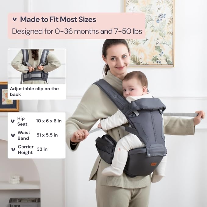 BabbleRoo Grow Carrier – 6-in-1 Baby Carrier - Image 6