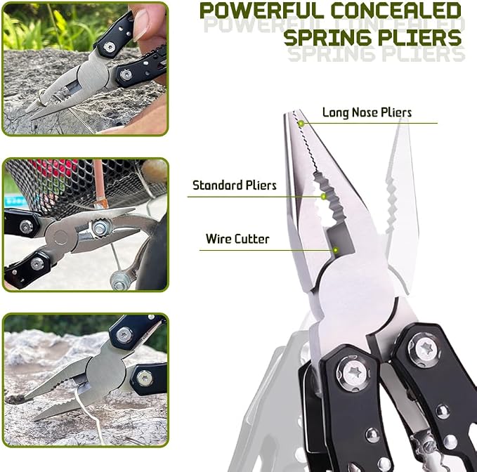14 in 1 Multitool Pliers Gives One Whistle as a Gift, Professional Pocket - Image 5