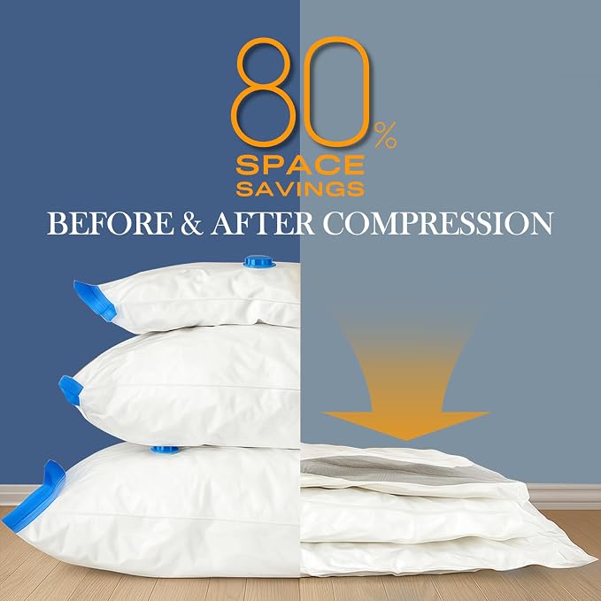 Vacuum Storage Bags for Clothing, 16 Pack Vacuum Seal Bags for Clothes - Image 6