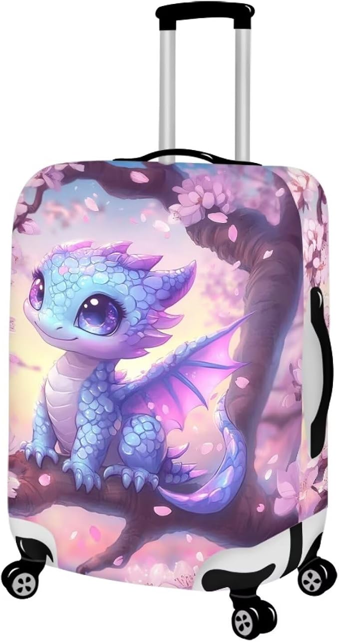 Dragon Suitcase Cover Travel Luggage Protector Washable Elastic Suitcase Covers - Image 2