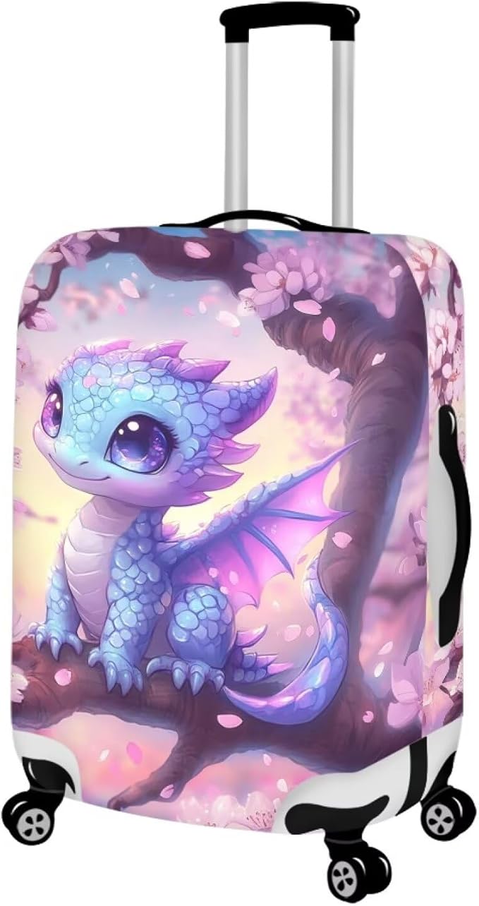 Dragon Suitcase Cover Travel Luggage Protector Washable Elastic Suitcase Covers - Image 2