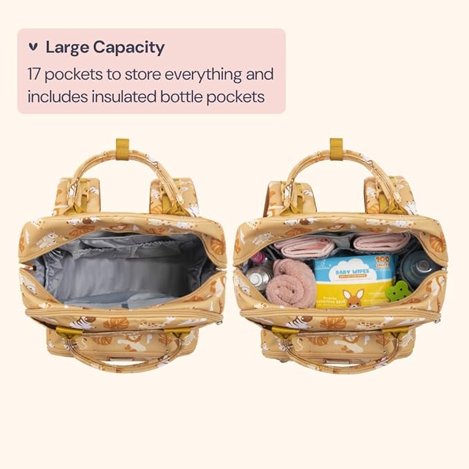 BabbleRoo Diaper Bag Backpack - Image 3