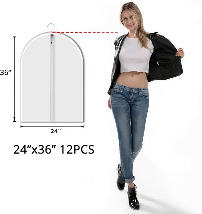 36" Women Suit Bags, Garment Bags - Image 2