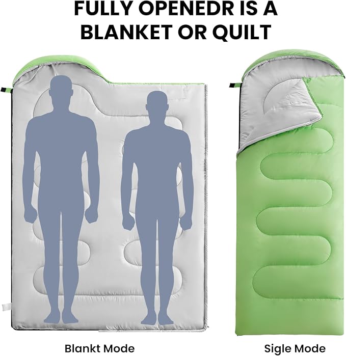 FARLAND Sleeping Bags 30℉ for Adults Teens Kids - Image 3