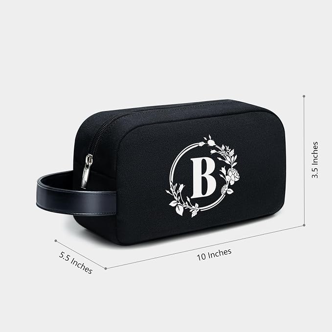 TOPDesign Personalized Initial Canvas Tote Bag, - Image 3