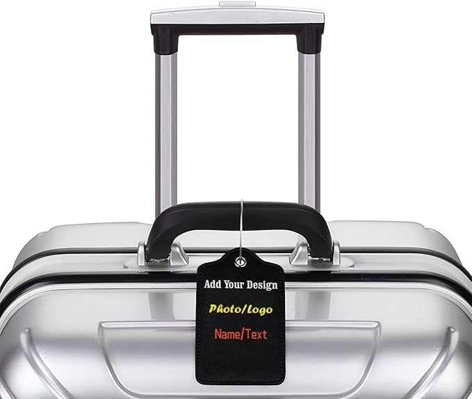 2 Pack Personalized Luggage Tags - Image 6
