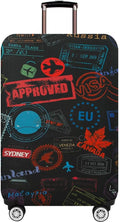 MosaiRudo Thicker Luggage Cover Elastic Suitcase Cover Protector Fits 18-32 by MosaiRudo
