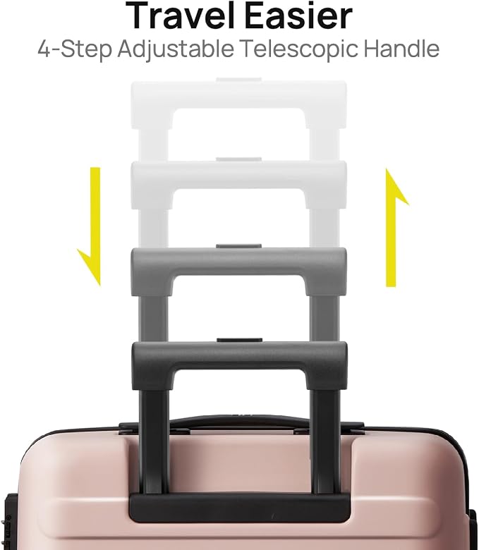 Carry on Luggage 22 X 14 X 9 Airline Approved, 20 Inch Luggage - Image 7