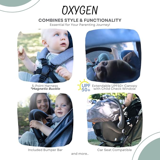 guzzie+Guss Oxygen v2 Lightweight Stroller – Compact, Travel-Friendly - Image 5
