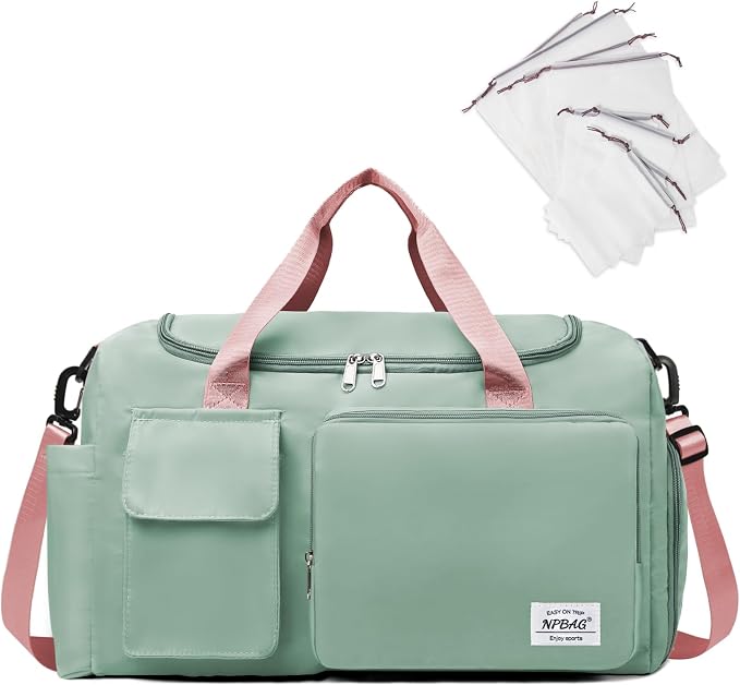 NPBAG Women Travel Duffel, Gym Workout Overnight Bag, Mommy Hospital Bag by NPBAG