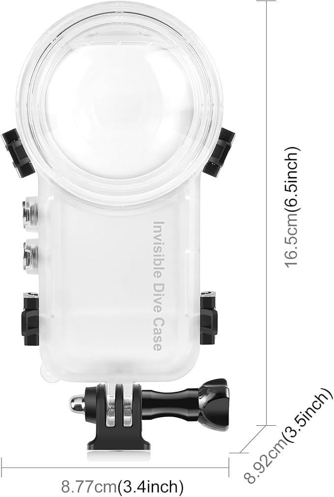 Invisible Dive Case for Insta360 X4, FotStdio Insta 360 X4 Waterproof Case - Image 3